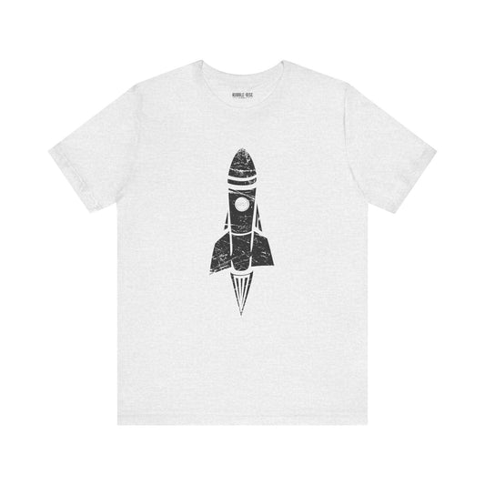 Vintage Rocket Space Explorer t-shirt in ash
