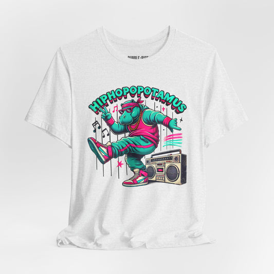 HipHopOpotamus Retro Music Throwback t-shirt in ash
