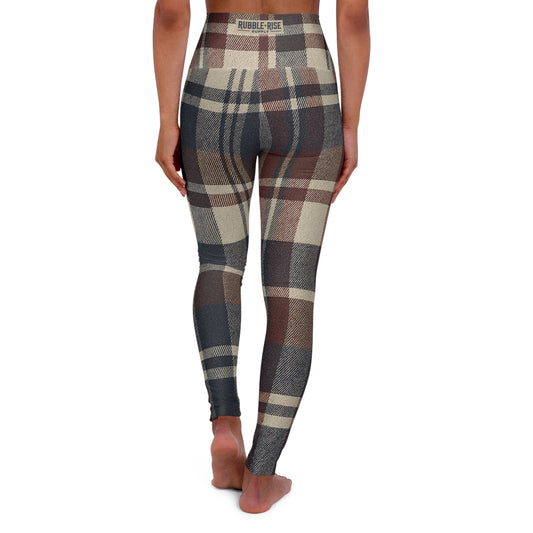 Get Your Plaid On high-waist leggings