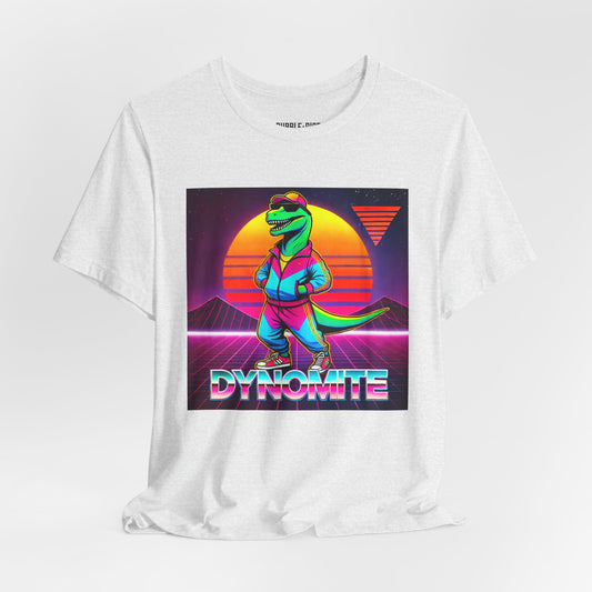 DYNOMITE Retro Dinosaur t-shirt in ash