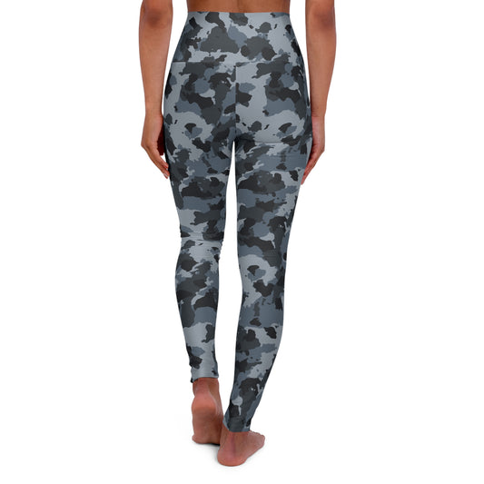 Urban Steel Camo High Waisted Leggings