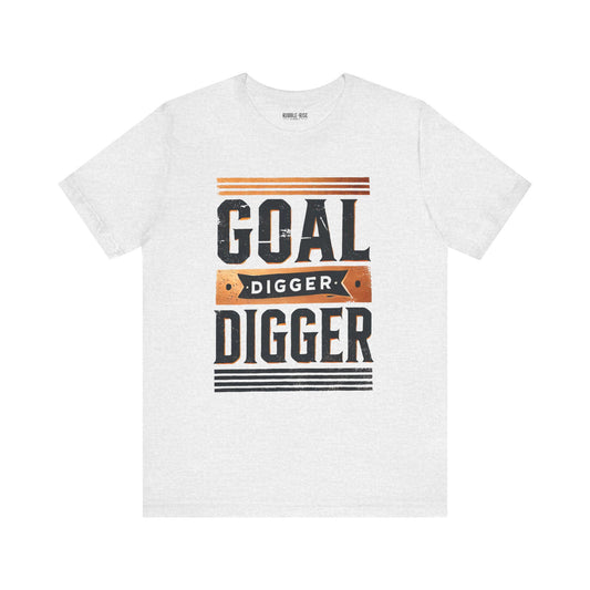 Goal Digger t-shirt in ash