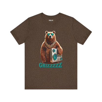 Grizzzzz Bear Retro Hip Hop t-shirt