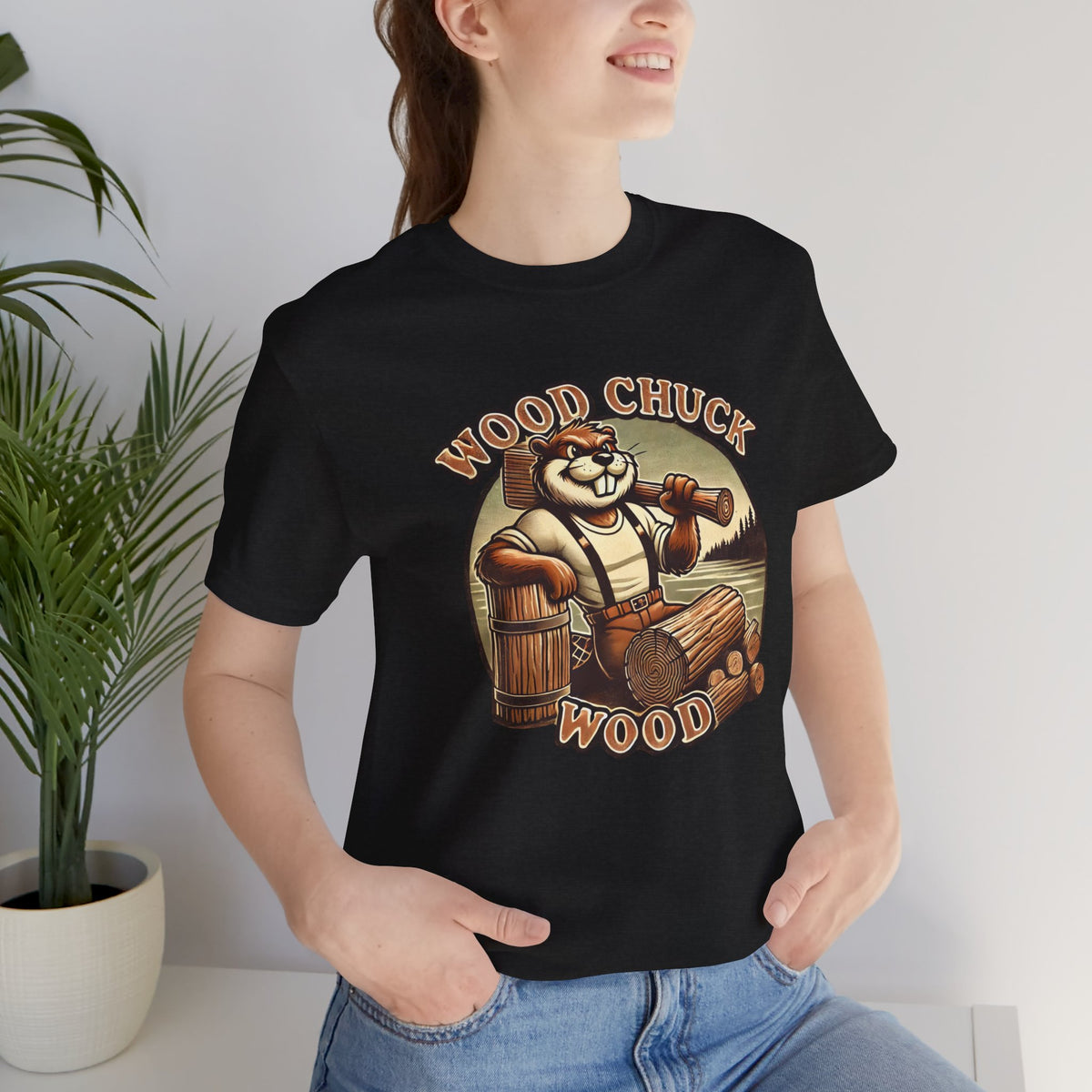 Wood Chuck Wood Nature Lover t-shirt