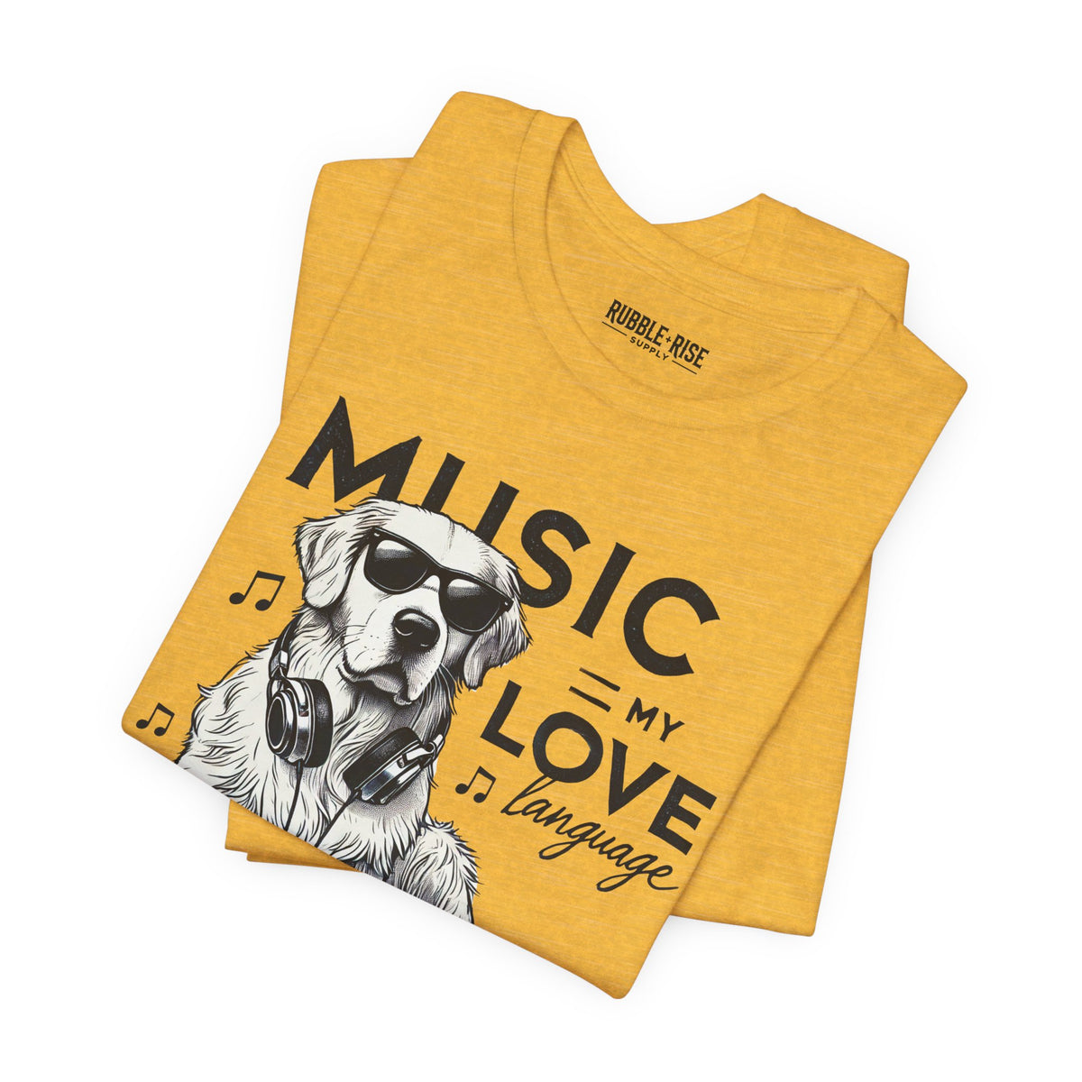 Music = My Love Dog Lover t-shirt