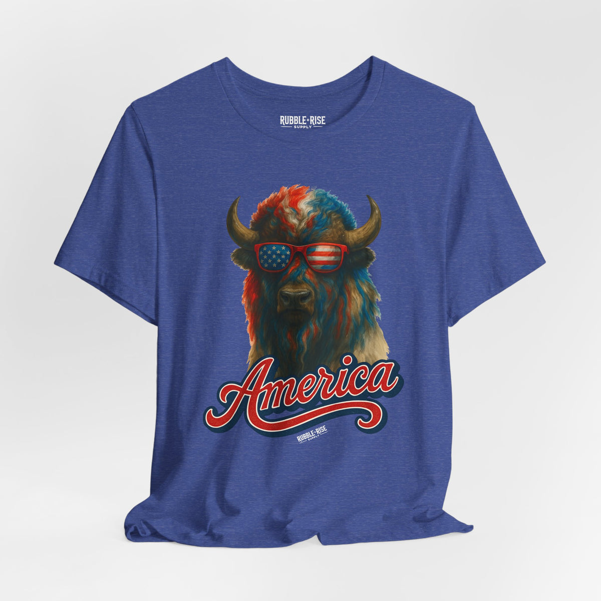 Patriotic Buffalo 4th of July t-shirt