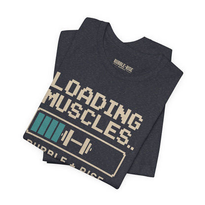 Loading Muscles Motivation t-shirt