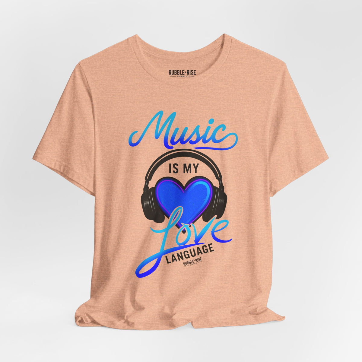 Music Is My Love Language Headphone t-shirt