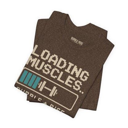 Loading Muscles Motivation t-shirt