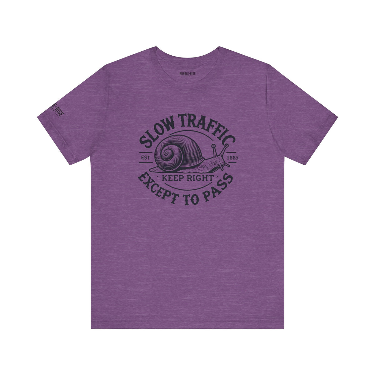 Funny snail traffic humor graphic tee, photo 10