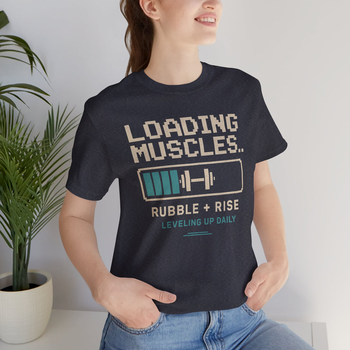 Loading Muscles Motivation t-shirt