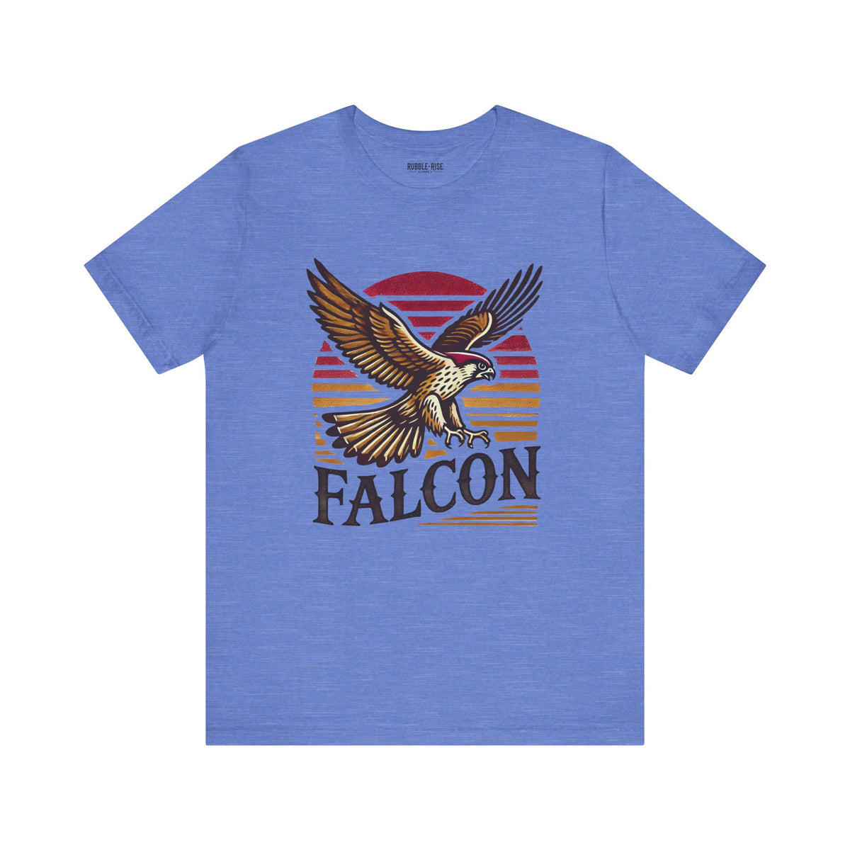 Vintage Falcon Bird Lover t-shirt in heather columbia blue