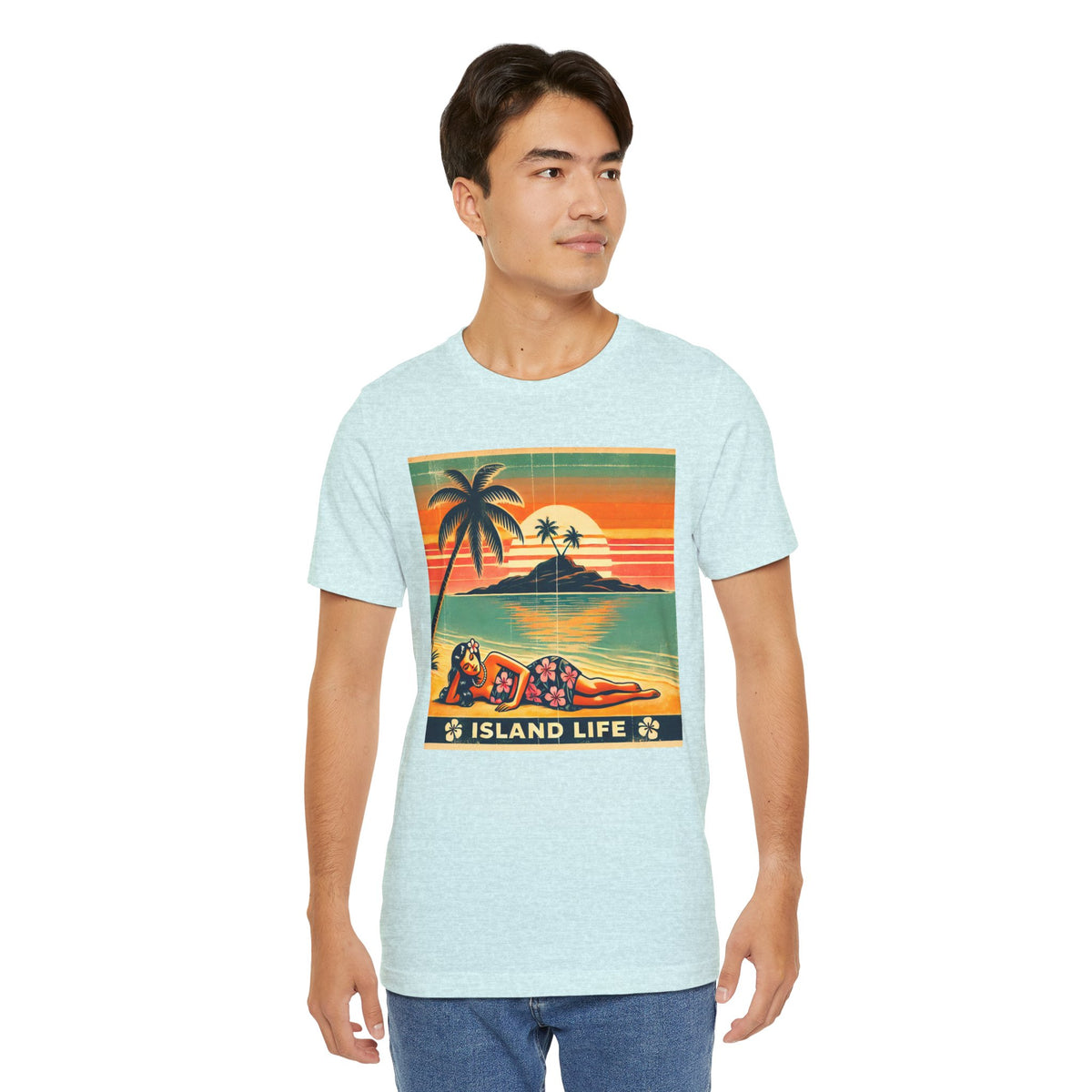 Retro Island Life Summer Beach t-shirt