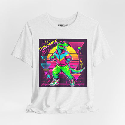 Retro 1980s Dinosaur Pop Culture t-shirt in ash