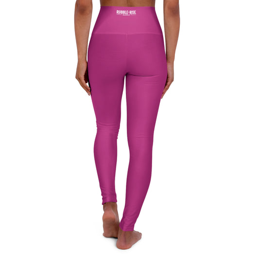 Classic Pink Colorway high-waist leggings