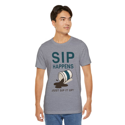 Sip Happens coffee lover graphic tee, photo 11