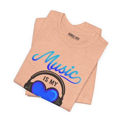 Music Is My Love Language Headphone t-shirt