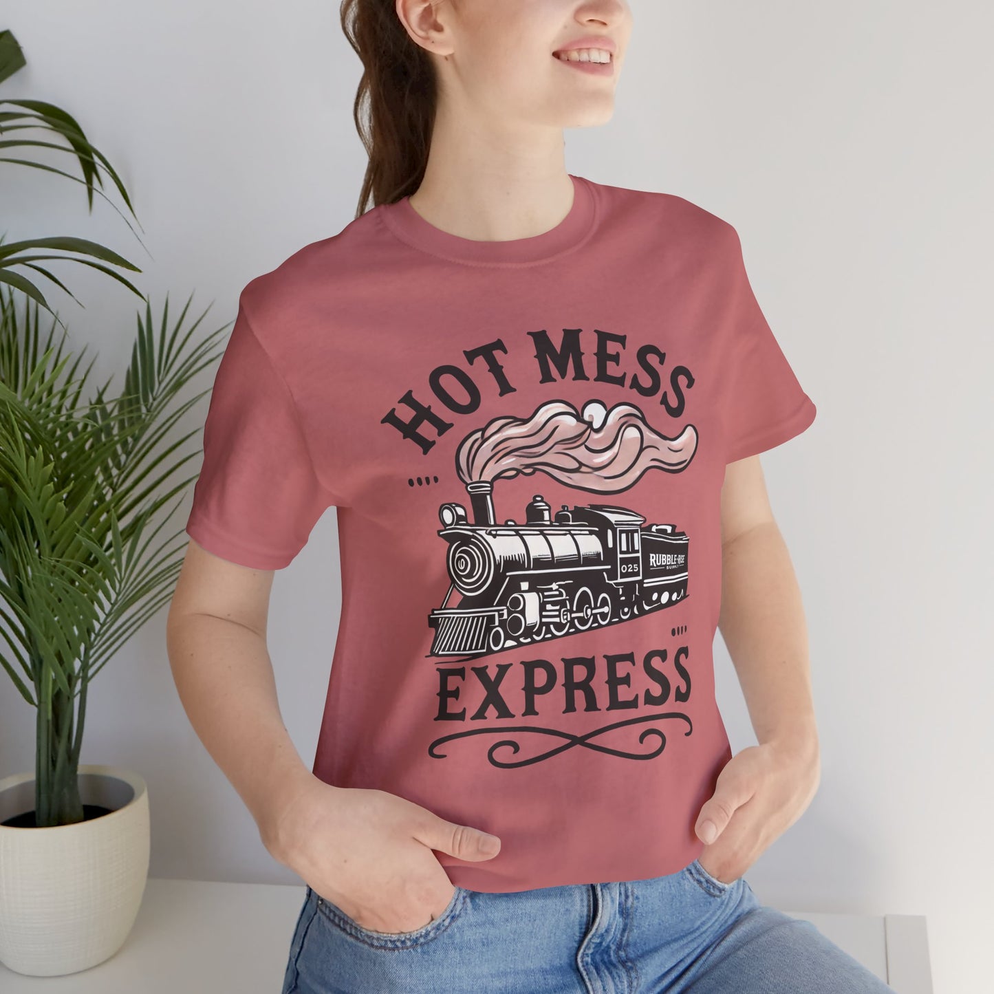 Hot Mess Express Graphic Tee - Unisex Short Sleeve Shirt for Fun-Loving Souls