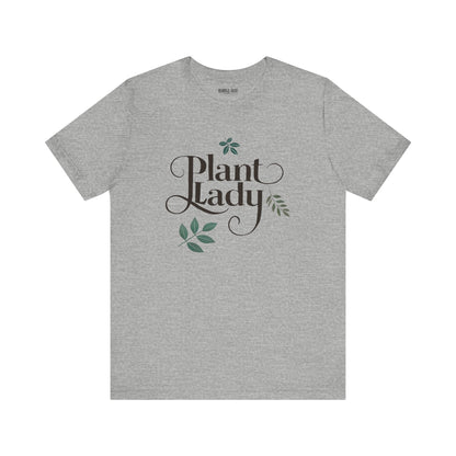 Plant Lady gardening graphic tee, Baby Blue