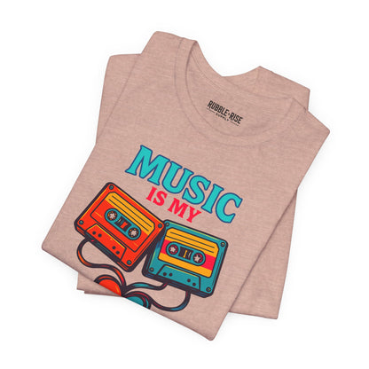 Music Is My Love Language Retro Music t-shirt