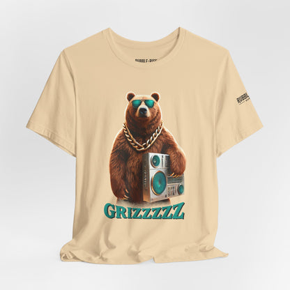 Grizzzzz Bear Retro Hip Hop t-shirt