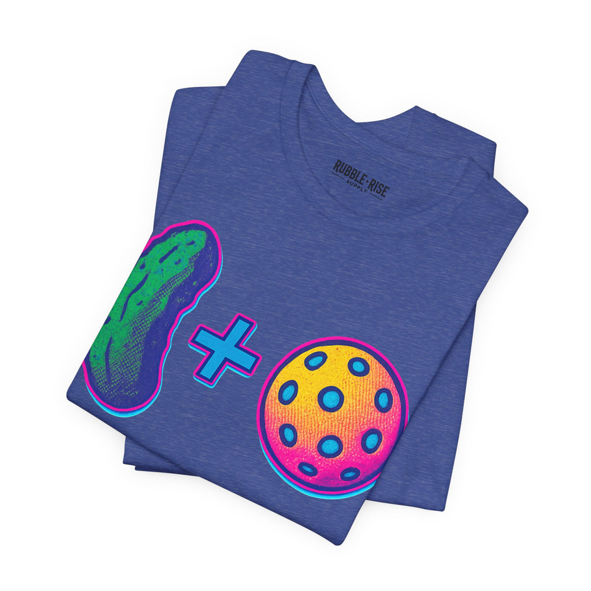 Funny Pickle Ball 80s Neon t-shirt