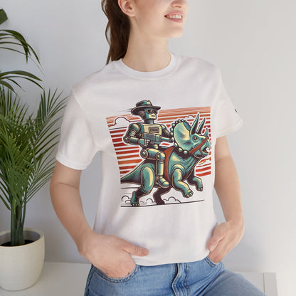 Retro Dinosaur Robot Pop Culture t-shirt