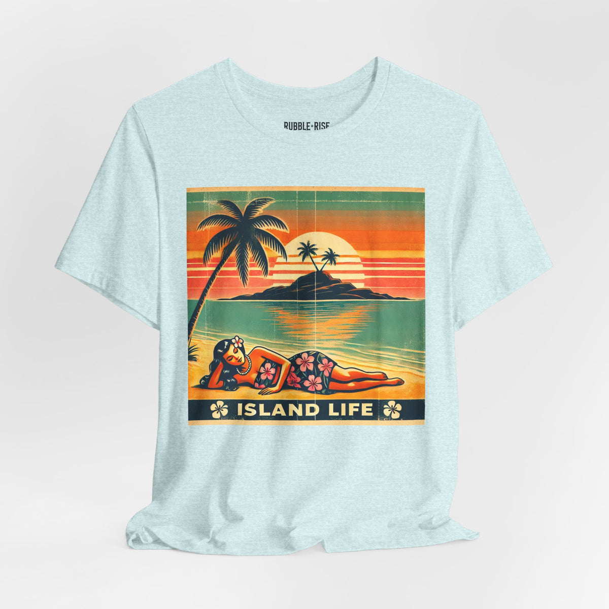 Retro Island Life Summer Beach t-shirt