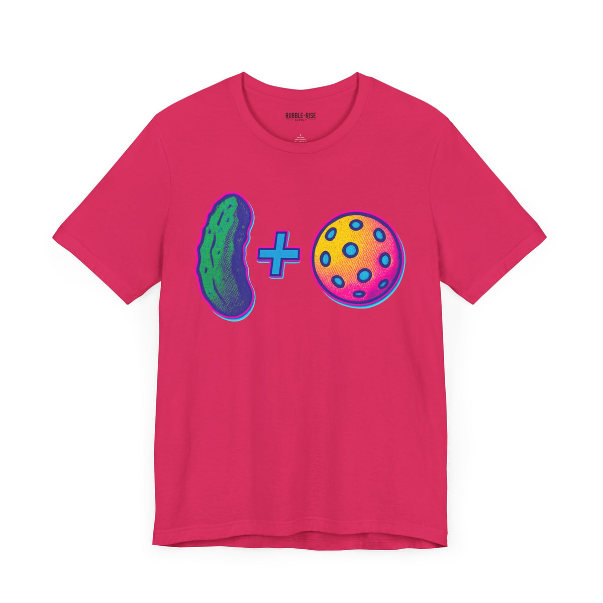 Funny Pickle Ball 80s Neon t-shirt