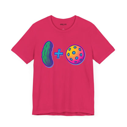 Funny Pickle Ball 80s Neon t-shirt