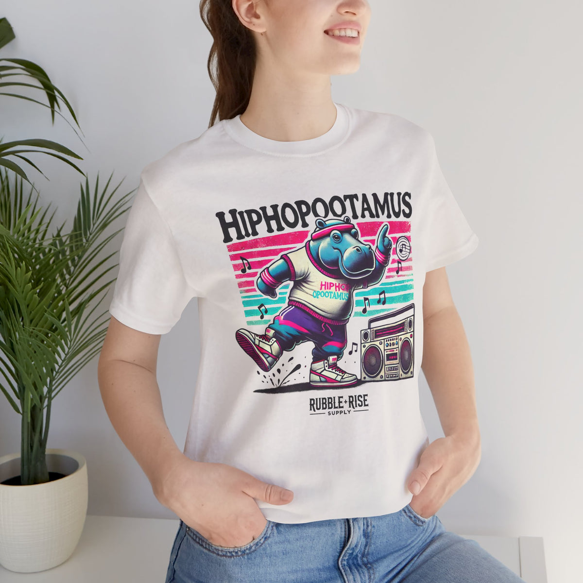 Hiphopootamus Hip Hop Humor t-shirt