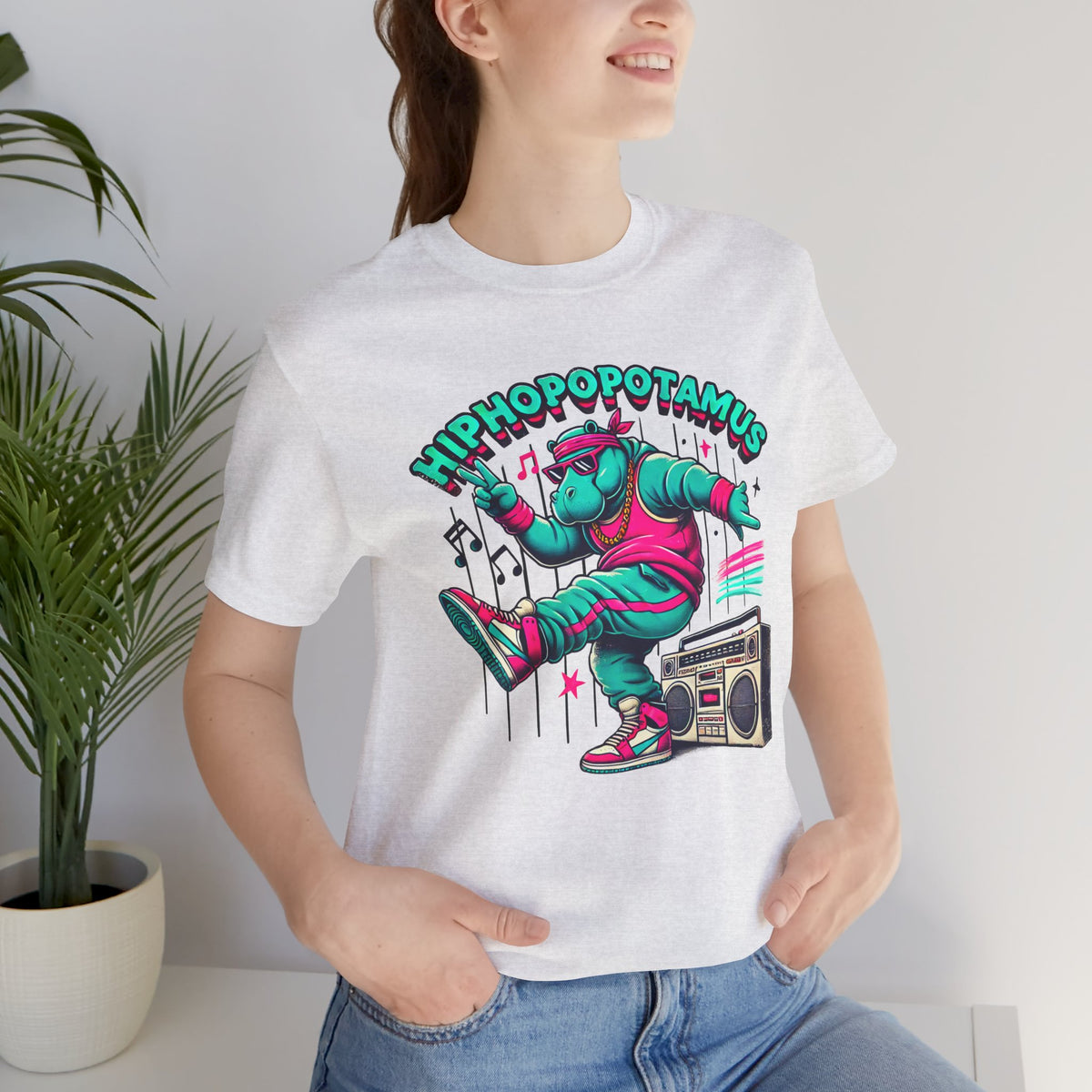 HipHopOpotamus Retro Music Throwback t-shirt