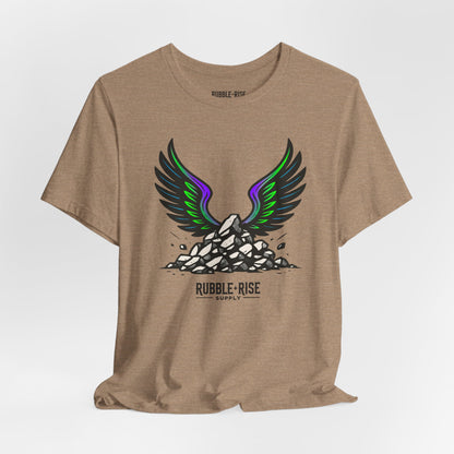 Take Flight t-shirt in heather tan