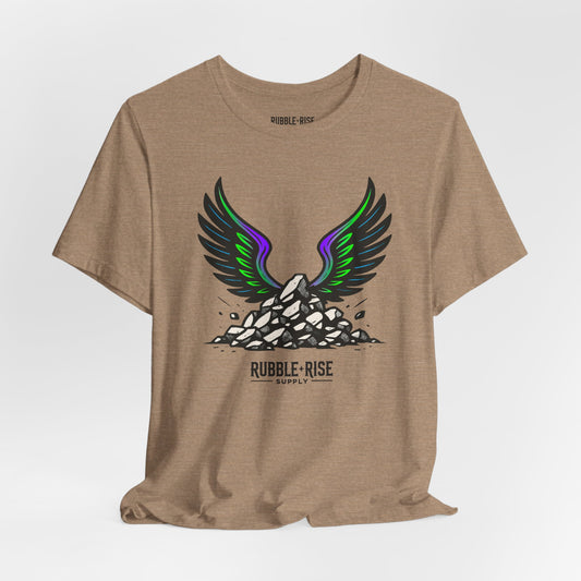 Take Flight t-shirt in heather tan