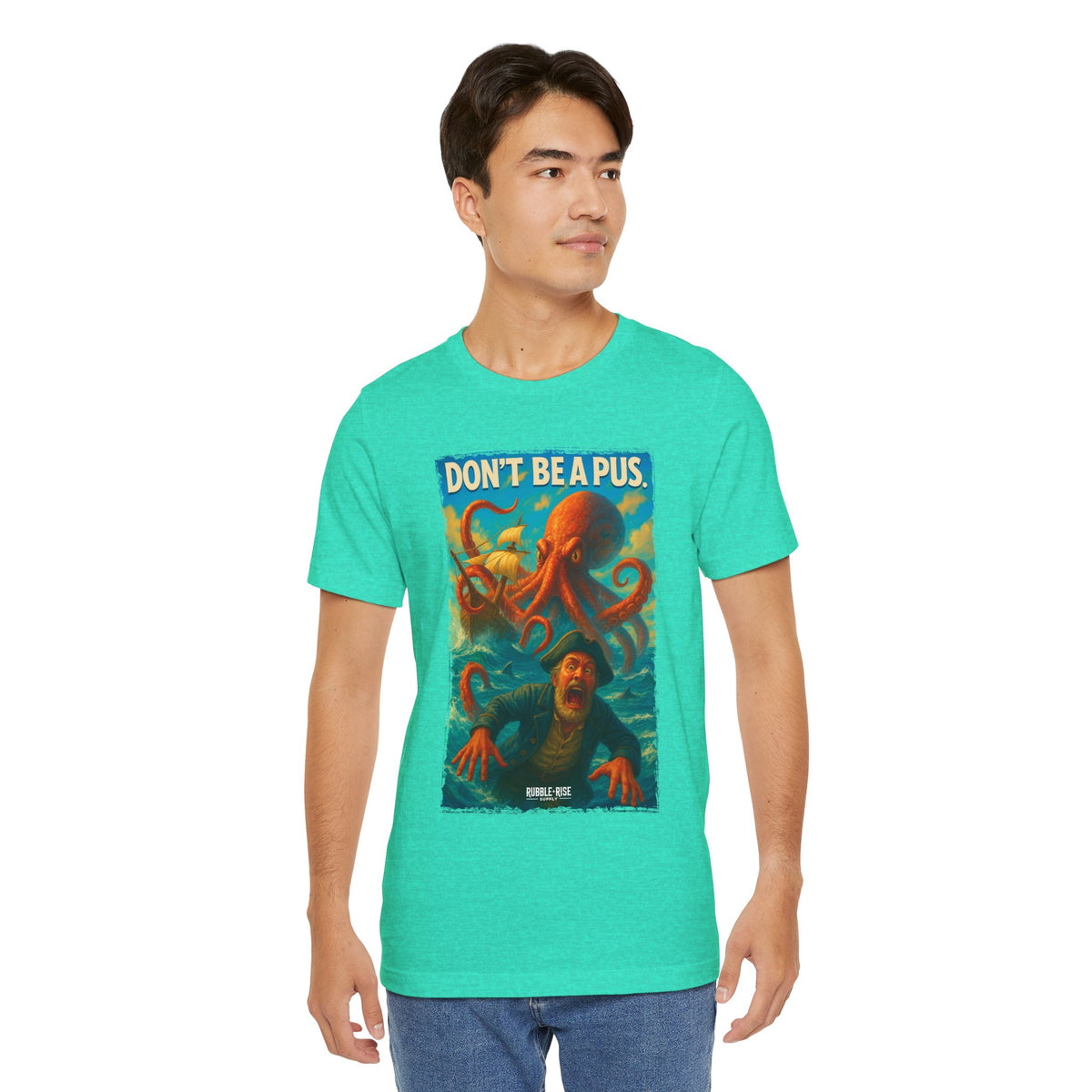 Don't Be a Pus Octopus Ocean t-shirt