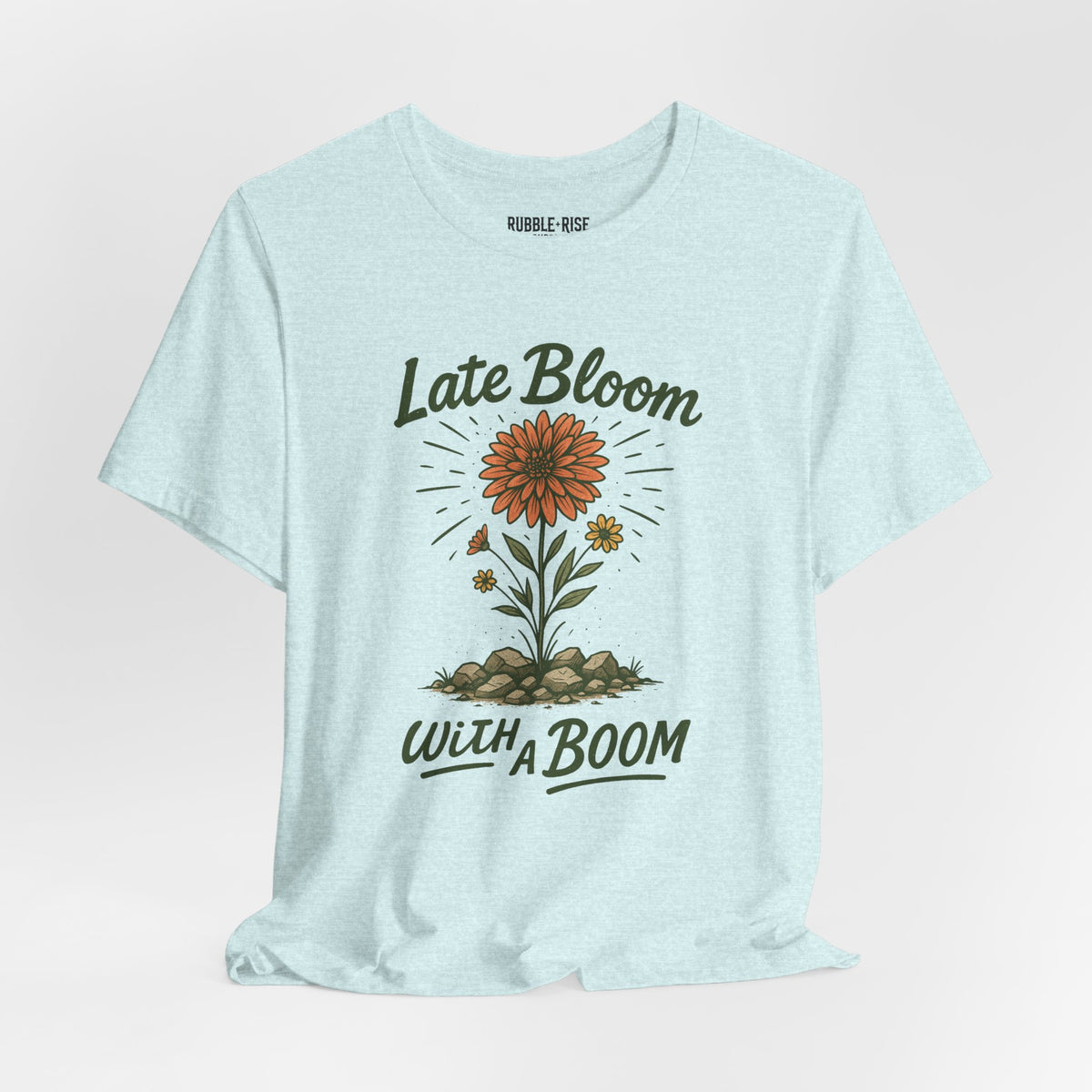 Late Bloom Fresh Floral t-shirt