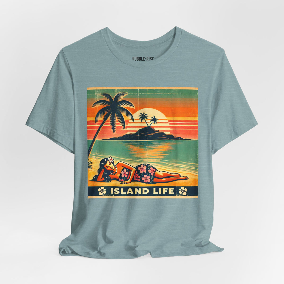 Retro Island Life Summer Beach t-shirt