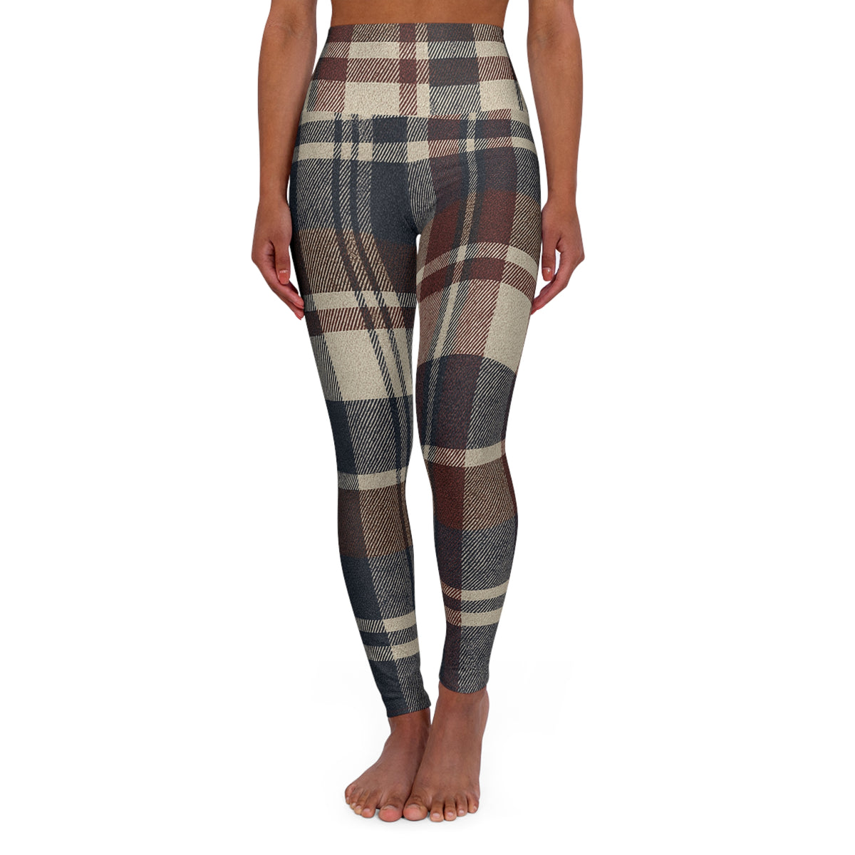 Get Your Plaid On high-waist leggings