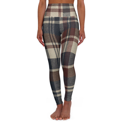 Get Your Plaid On high-waist leggings