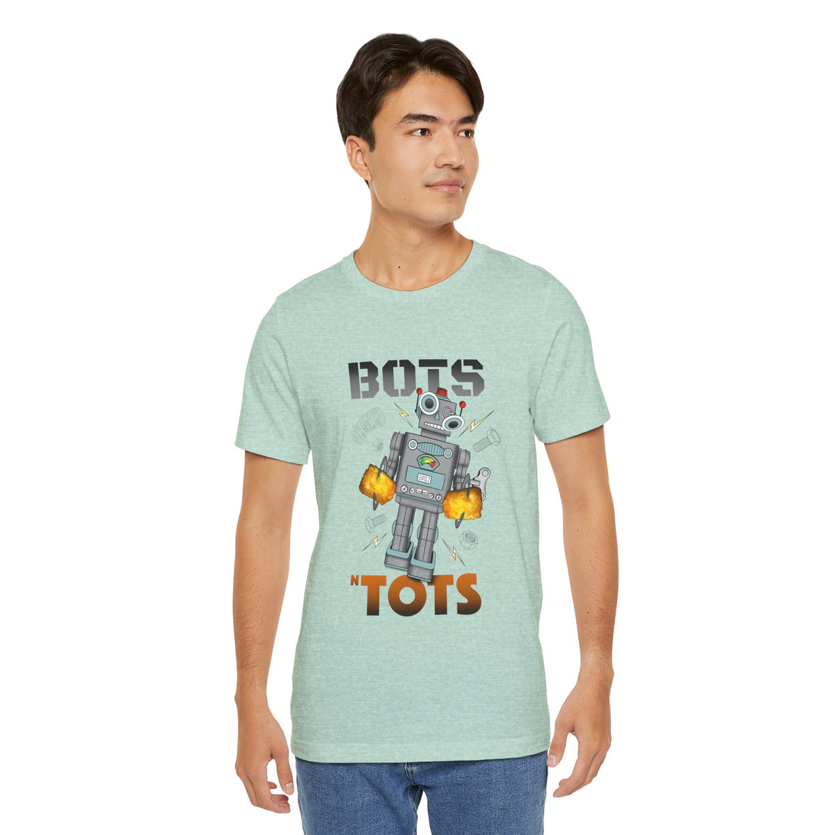 Bots n Tots Cartoon Robot t-shirt