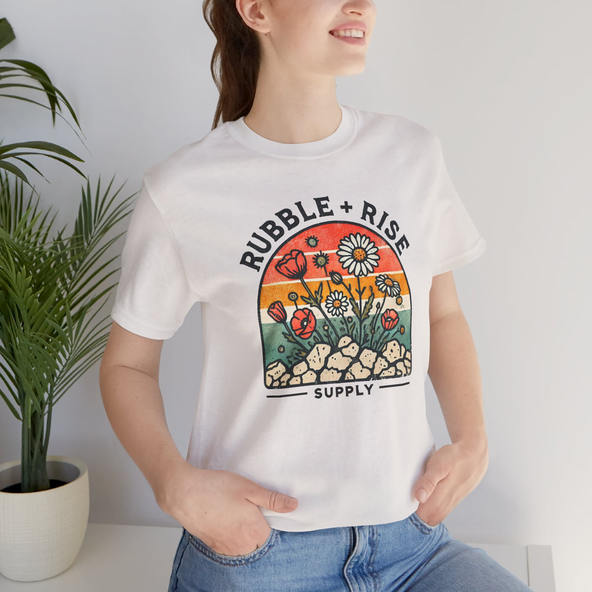 Rubble + Rise Floral Summer t-shirt