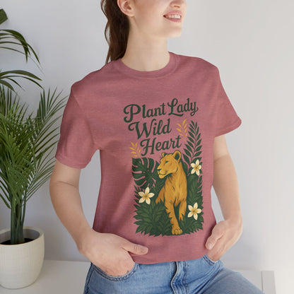 Plant Lady Wild Heart Nature t-shirt
