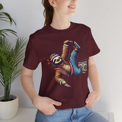 Breakdance Sloth Music t-shirt
