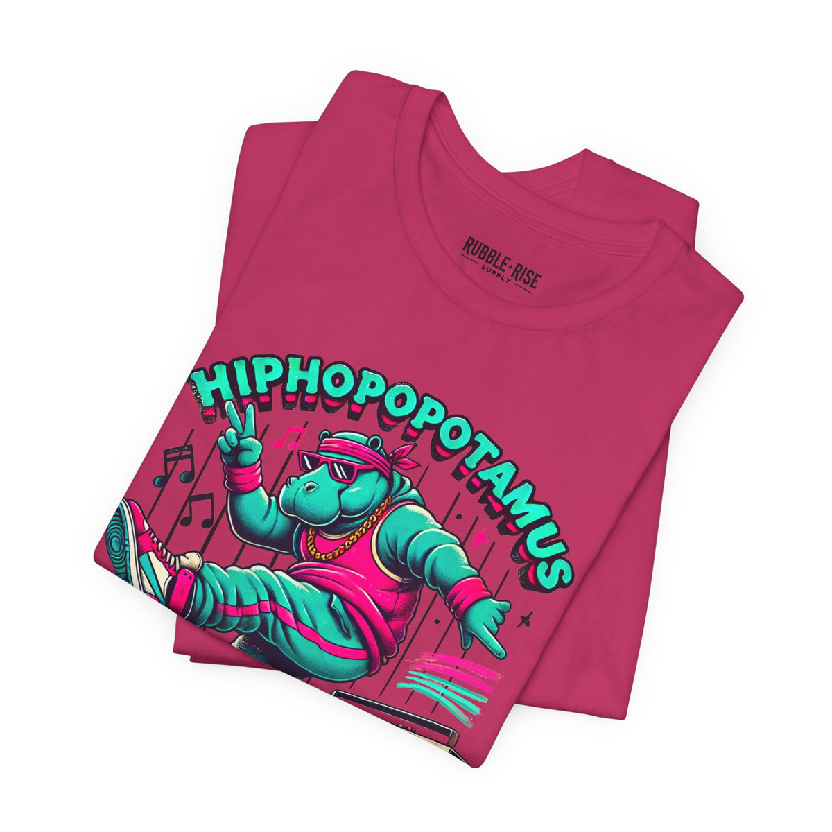 HipHopOpotamus Retro Music Throwback t-shirt