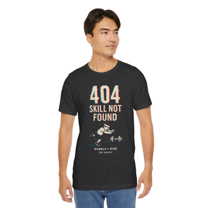 404 Skill Not Found gamer graphic tee, photo 10
