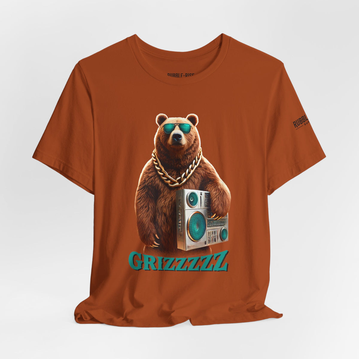 Grizzzzz Bear Retro Hip Hop t-shirt