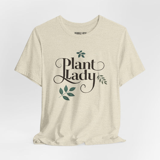 Plant Lady Gardening t-shirt in heather prism natural