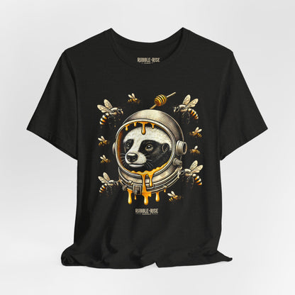 Astronaut Badger Honey Bee t-shirt