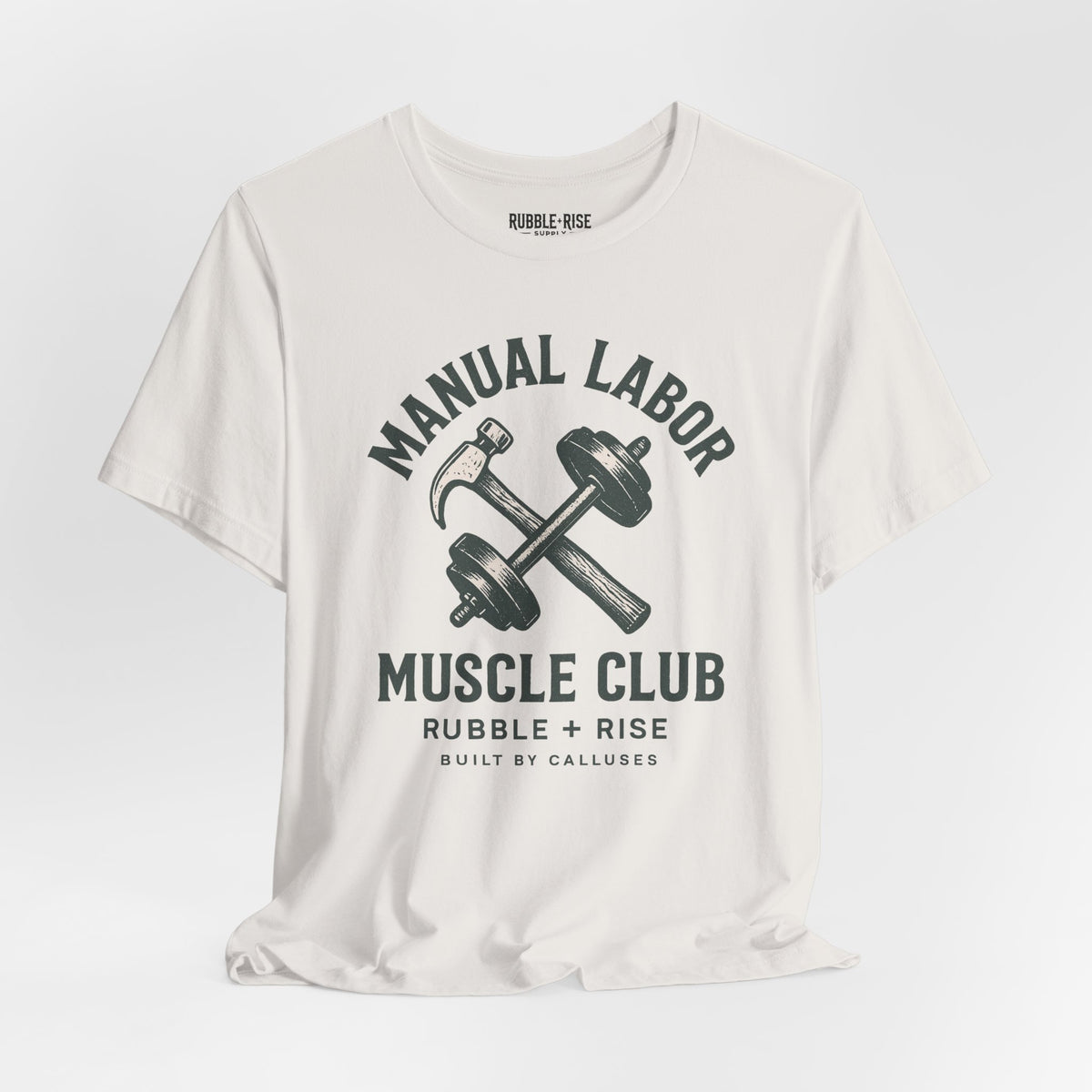 Manual Labor Muscle Club t-shirt in vintage white