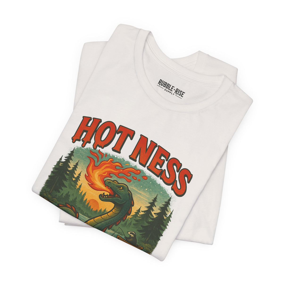 Hot Ness Monster camping graphic tee, photo 5